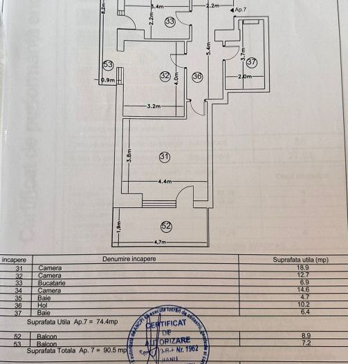 Apartament 3 camere Mamaia - zona Centrala | 90 mp | totul nou, prima utilizare - Poză 19