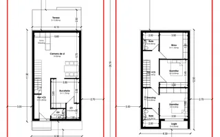 Vilă modernă la cheie 120mp | Teren 350 mp | Finisaje la alegere - Schiță 17