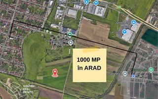 Teren arabil intravilan, 1000 mp, Arad - Poză 1