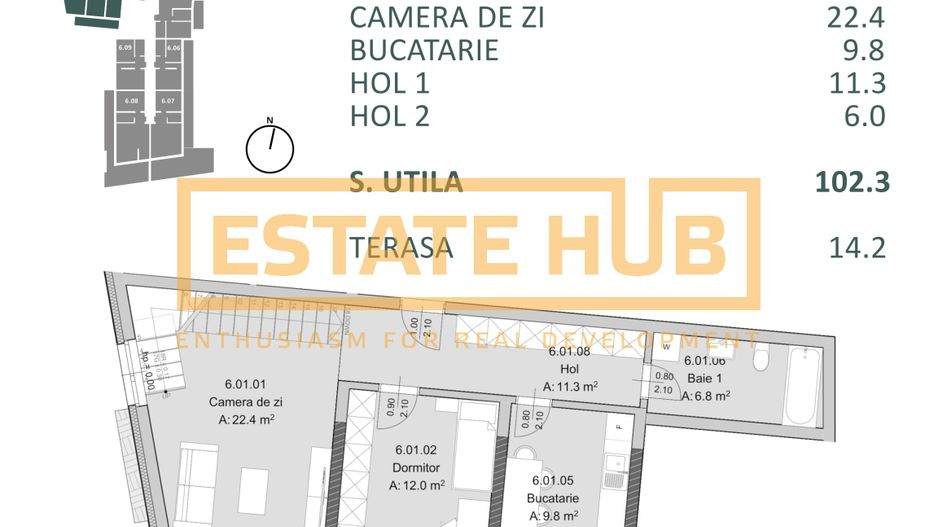 Apartament nou 4 camere cu supanta BRD Mărăști | Comision 0% - Poză 2