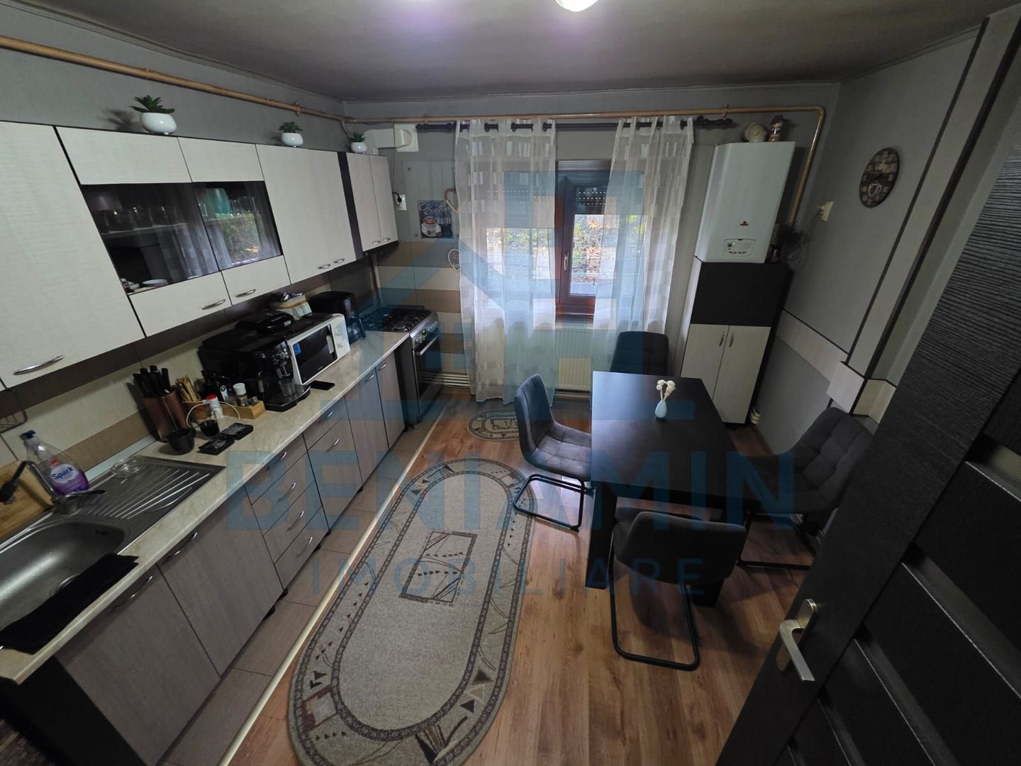 3 camere decomandat-Centrala termica-Parter-Mobilat si Utilat-Izolat - Poză 5