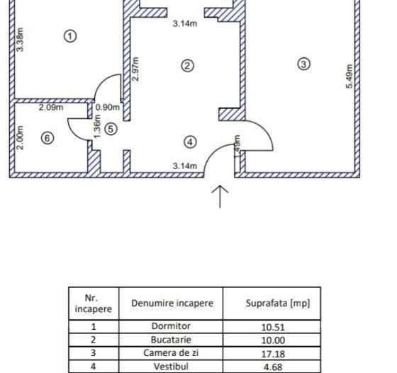 Apartament 2 camere Crangasi an 1984 5 min pana la metrou - Poză 6