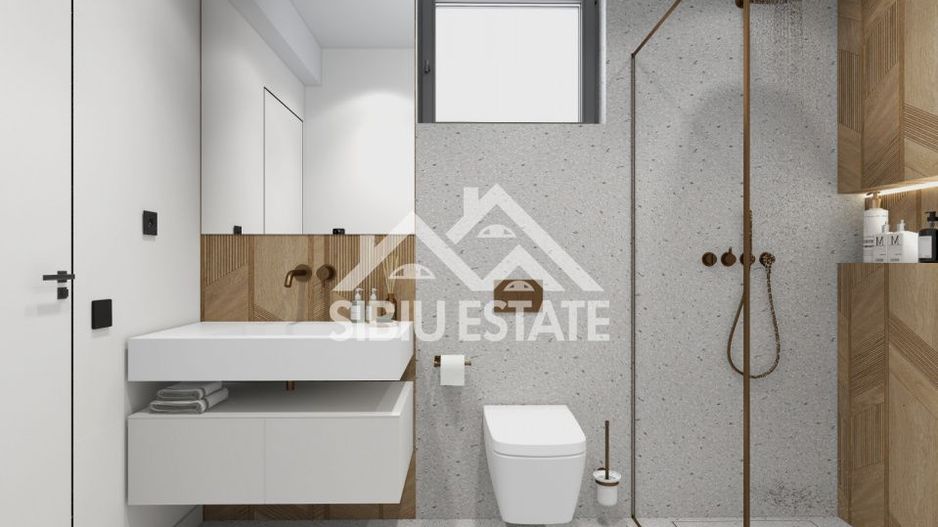 Casa 4 camere, 3 bai, garaj si curte larga, Sibiu Selimbar - Poză 17