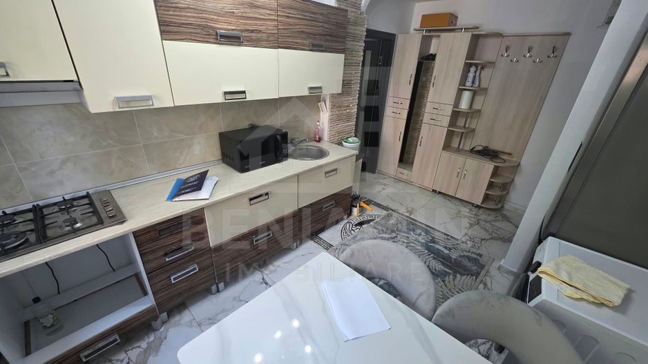 2Camere-Parter-Renovat- 50mp -Centrala Termica-Mobilat-Utilat-Brazda - Poză 6