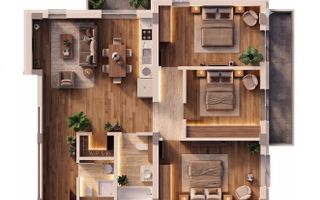 Apartamente 4 camere | Standarde NZEB | Comision 0 - Poză 2