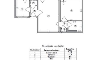 2 camere renovat complet Calea Grivitei plan secund -vedere spate | metrou 1 Mai - Poză 2