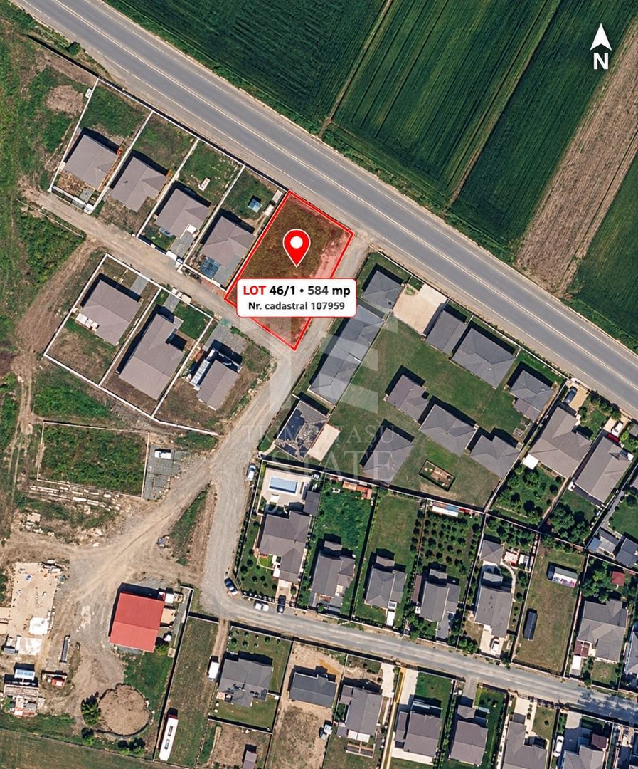 Teren intravilan 584 mp | Siminoc | Zona rezidentiala - Poză 1