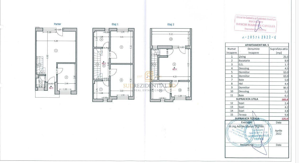 Vanzare vila 4 camere – complet mobilata si utilata, Str Teius - Schiță 19