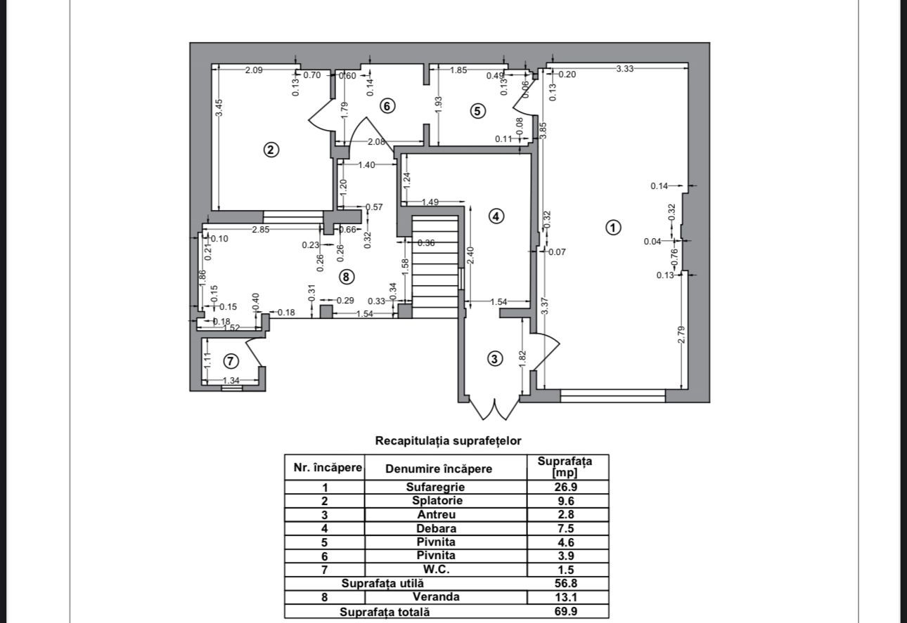 Casa Curte Individuala - Titulescu - Poză 7