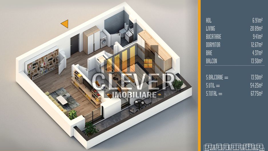 Ideal investitie Apartament Spatios 2 camere Th. Pallady Comision 0 - Poză 3