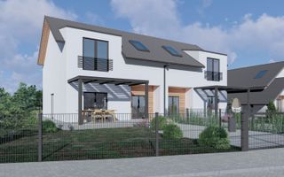 Casă Tip Duplex INDEPENDENTĂ ENERGETIC - Cartier NOU - Poză 6