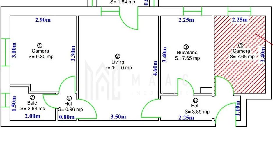 Apartament 3 Camere | Etaj 3 | Zona Mihai Viteazu - Poză 5