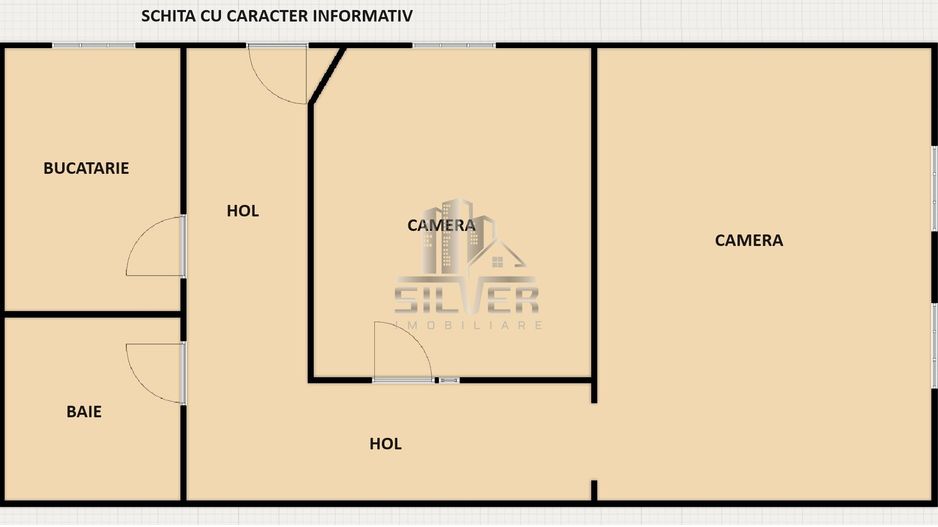 Apartament / Birou 2 camere decomandate in zona Centrala Cluj-Napoca - Poză 11