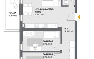 Aradului/Torontalului-3 Camere-Centrala Proprie - Poză 17