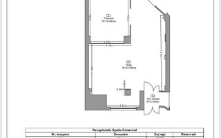 Spatiu comercial cu preluare chirias 1900 euro/ luna! Randament 6! - Schiță 2
