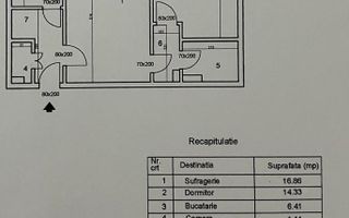 Apartament 2 Camere | Metrou Râul Doamnei | Bloc Anvelopat | Renovat - Schiță 17
