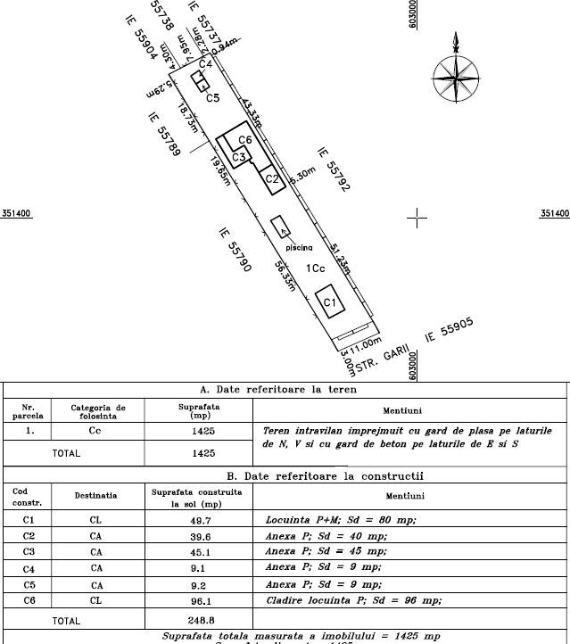 Proprietate exclusivista || A FRAME si CURTE 1425 MP +PISCINA || GRADISTEA IF - Schiță 20