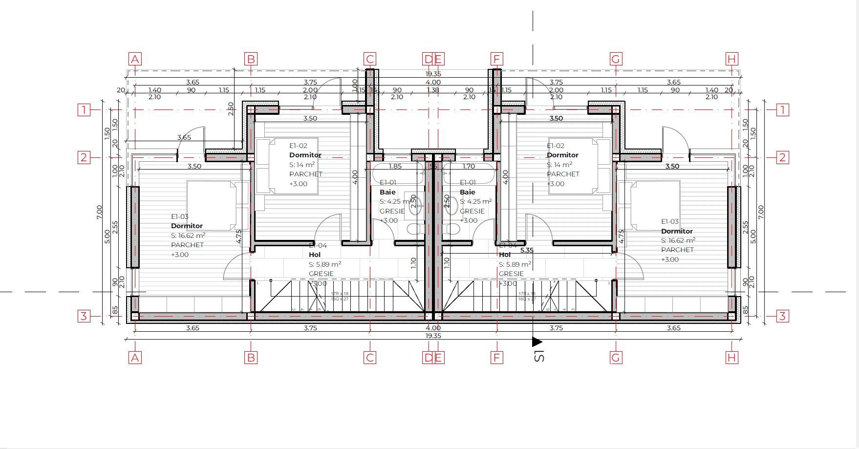 Duplex 4 camere Buna Ziua - Schiță 4