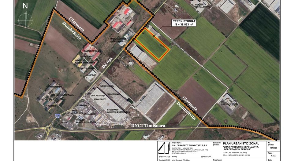 Parcele Industriale DN691 Giarmata | Utilități Incluse - Poză 6