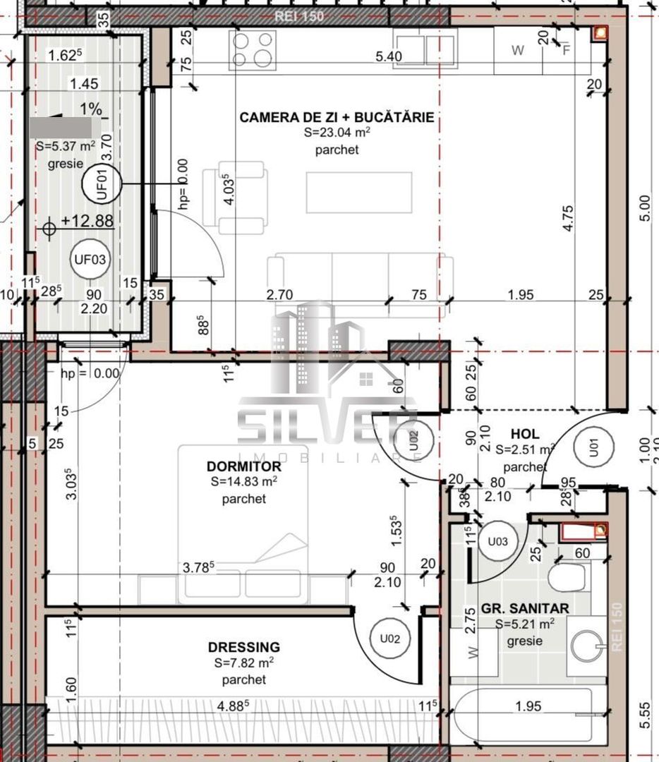 Apartament cu 2 camere/53.5mp/CF/Eroilor/Pret Redus. - Poză 2