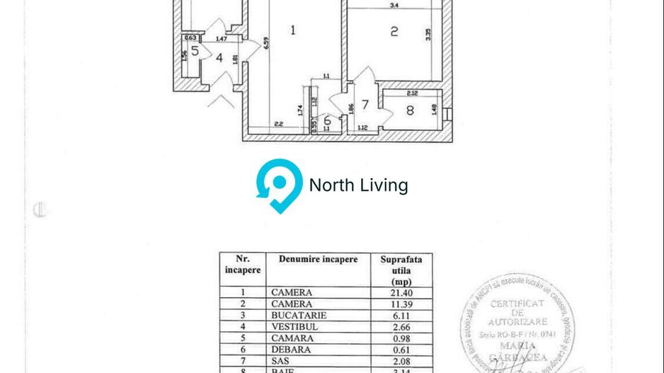 Apartament 2 camere | Ozana- Titan - Poză 11
