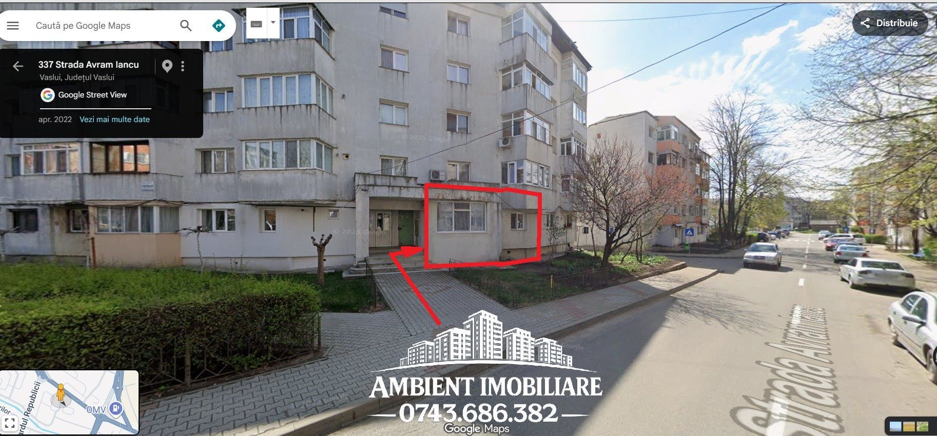 Apartament cu 2 camere, acces direct din calea de acces, zona CRUCEA GĂRII; - Poză 1
