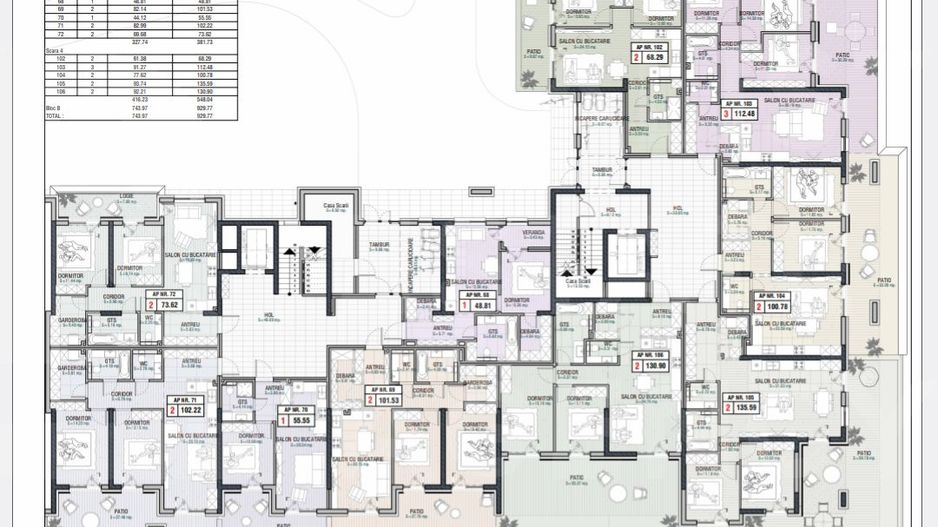 Vânzare apartament, 2 camere, strada Nicolae Dimo, Durlești - Poză 35