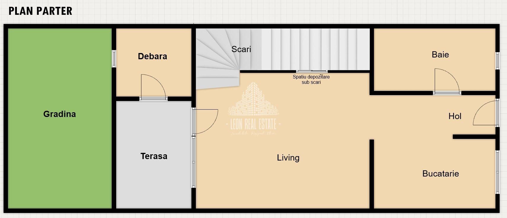 Casă înșiruită în prima parte a Florestiului, zona Stadion - Someșului - Poză 2