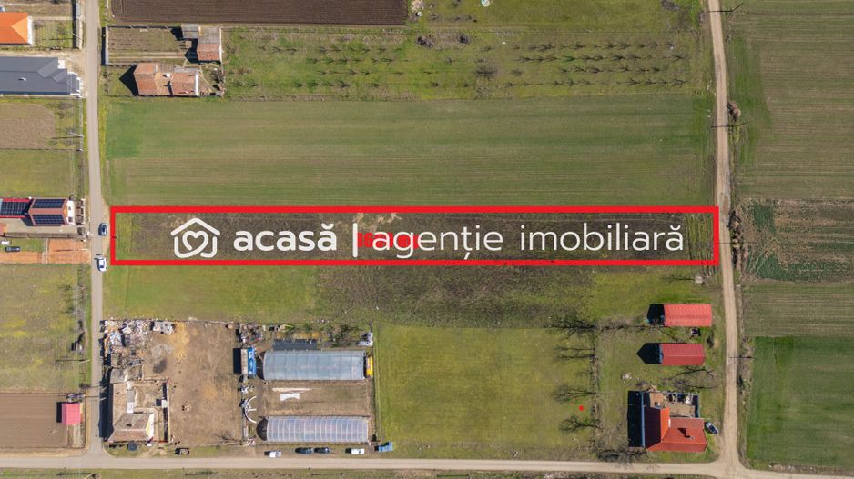 Teren 3.600 mp în Curtici, 2 fronturi stradale – La doar 20 km de Arad - Poză 2