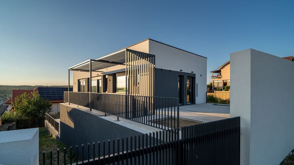 Vilă nouă design mediteranean, proiect deosebit și panoramă- 285.000 E - Poză 3