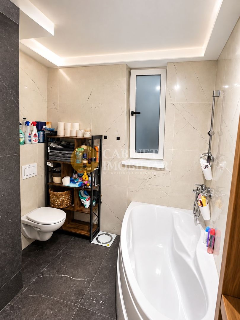 2 camere decomandat - 61mp - mobilat&utilat - ETAJ intermediar - zona Visoianu - Poză 11