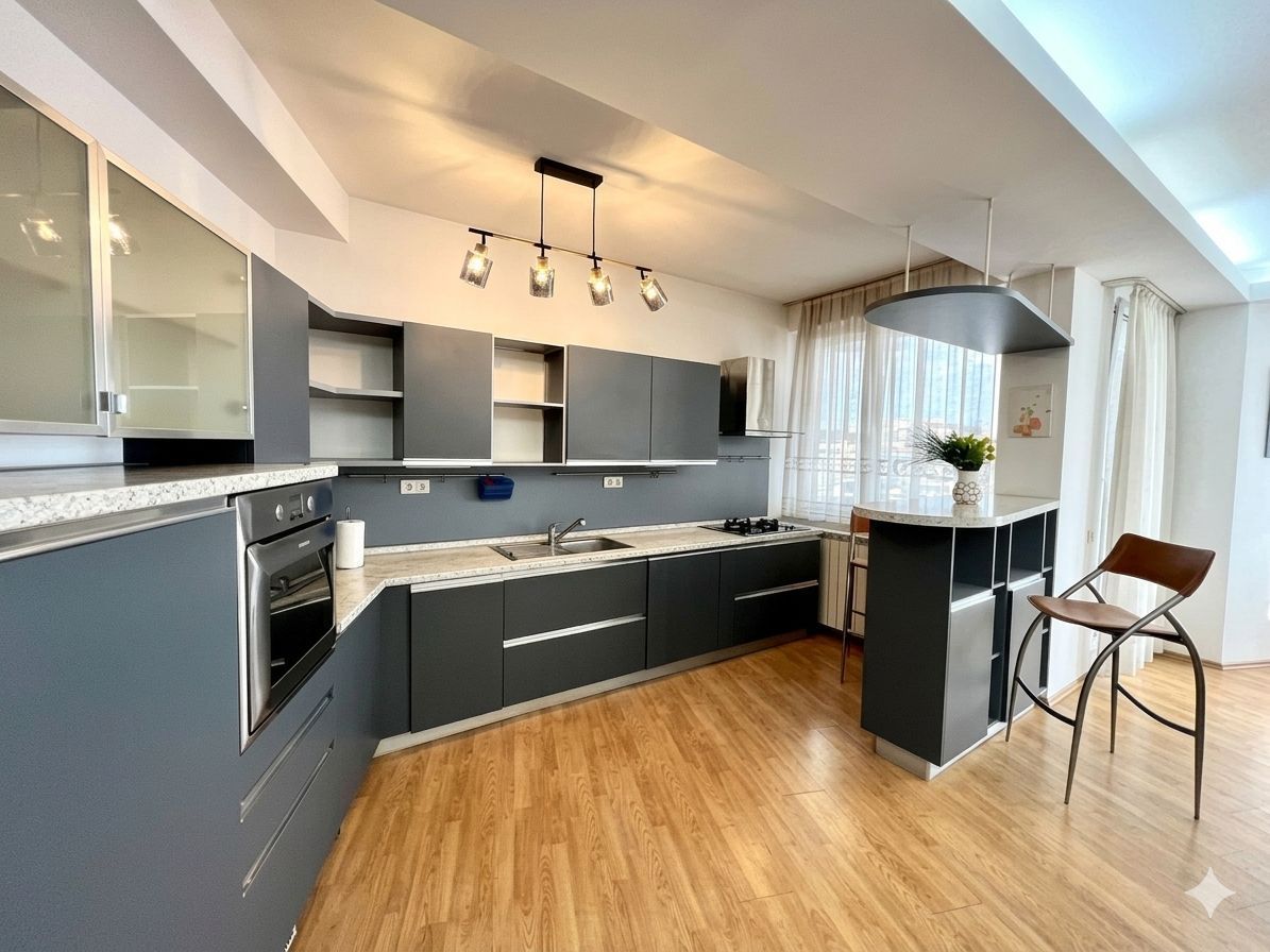 Apartament spațios 3 camere, Herăstrău  120 mp, balcon mare și parcare - Poză 1