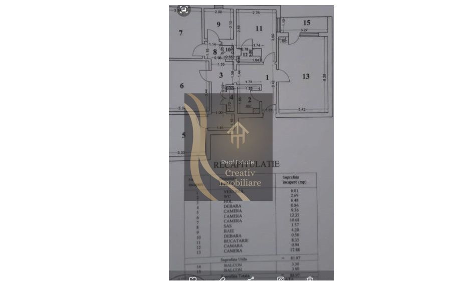 Apartament 4 camere  Chisinau - Poză 3