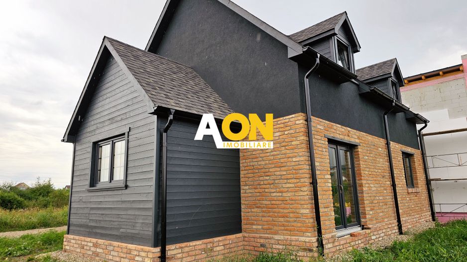 Casa semifinisata, eficienta energetic, 4 camere, 355 mp teren - Poză 3