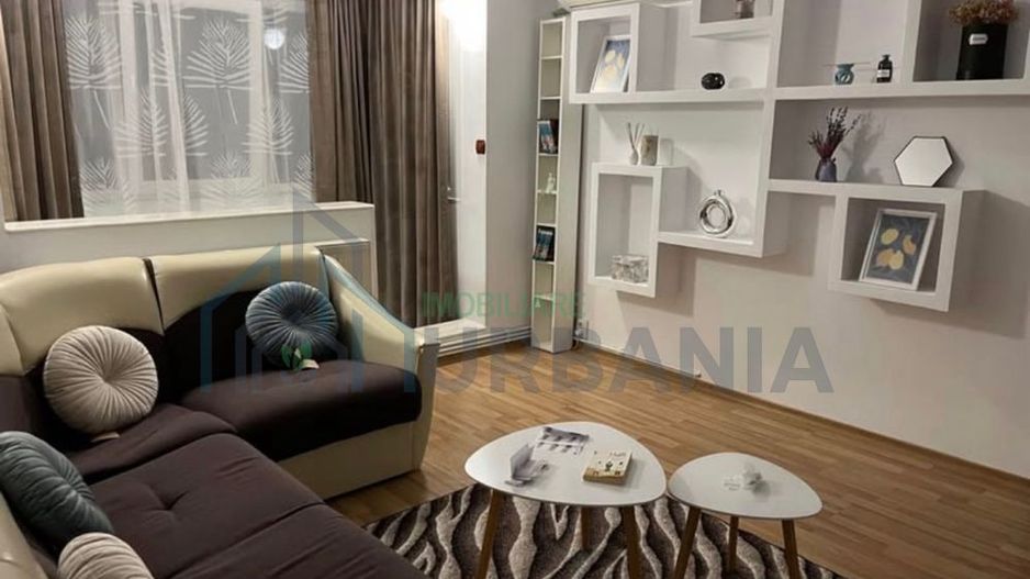 Apartament de închiriat, 55 mp, 2 camere, renovat modern, zona Podu Roș / Cantemir (Palas Campus), Iași - Poză 1