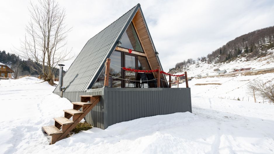 Teren 7,656 mp + Cabane tip A Frame, Fundata - Poză 4