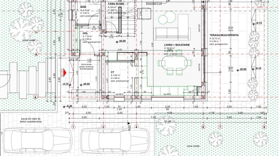 DUPLEX LA INTRARE IN MOSNITA NOUA - Schiță 21