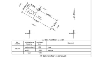 Casă 7 camere + spațiu comercial 55 mp – Orțișoara, 0% comision - Schiță 16