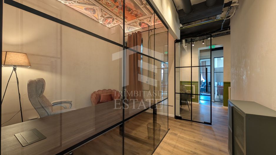 Coworking modern în zona Cișmigiu – 3 birouri de închiriat - Poză 55