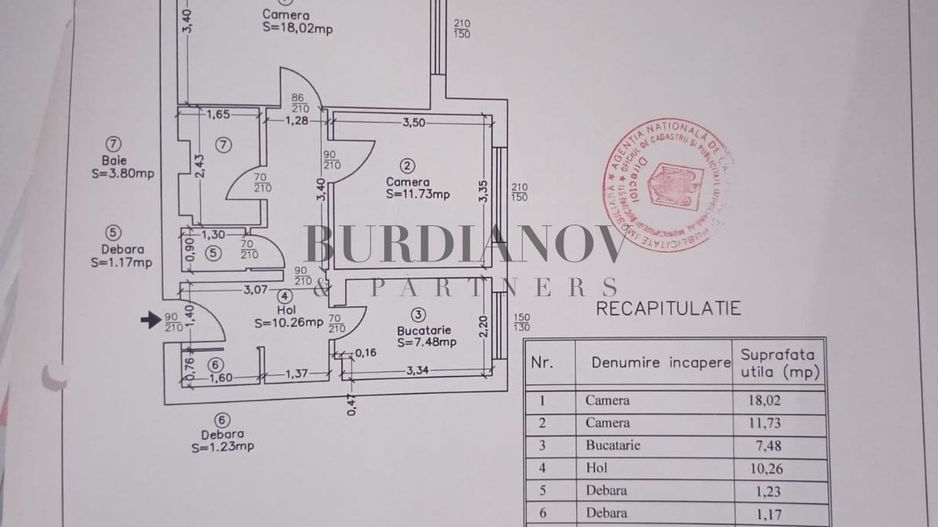 Apartament cu 2 camere de vânzare - 1 Decembrie - 53 mp utili - RS II - Poză 4