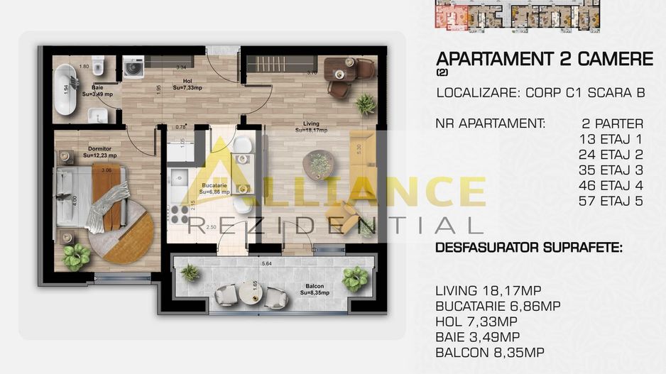 DIRECT DEZVOLTATOR |  Grand Berceni | Metrou Berceni | 2 camere tip studio - Poză 6