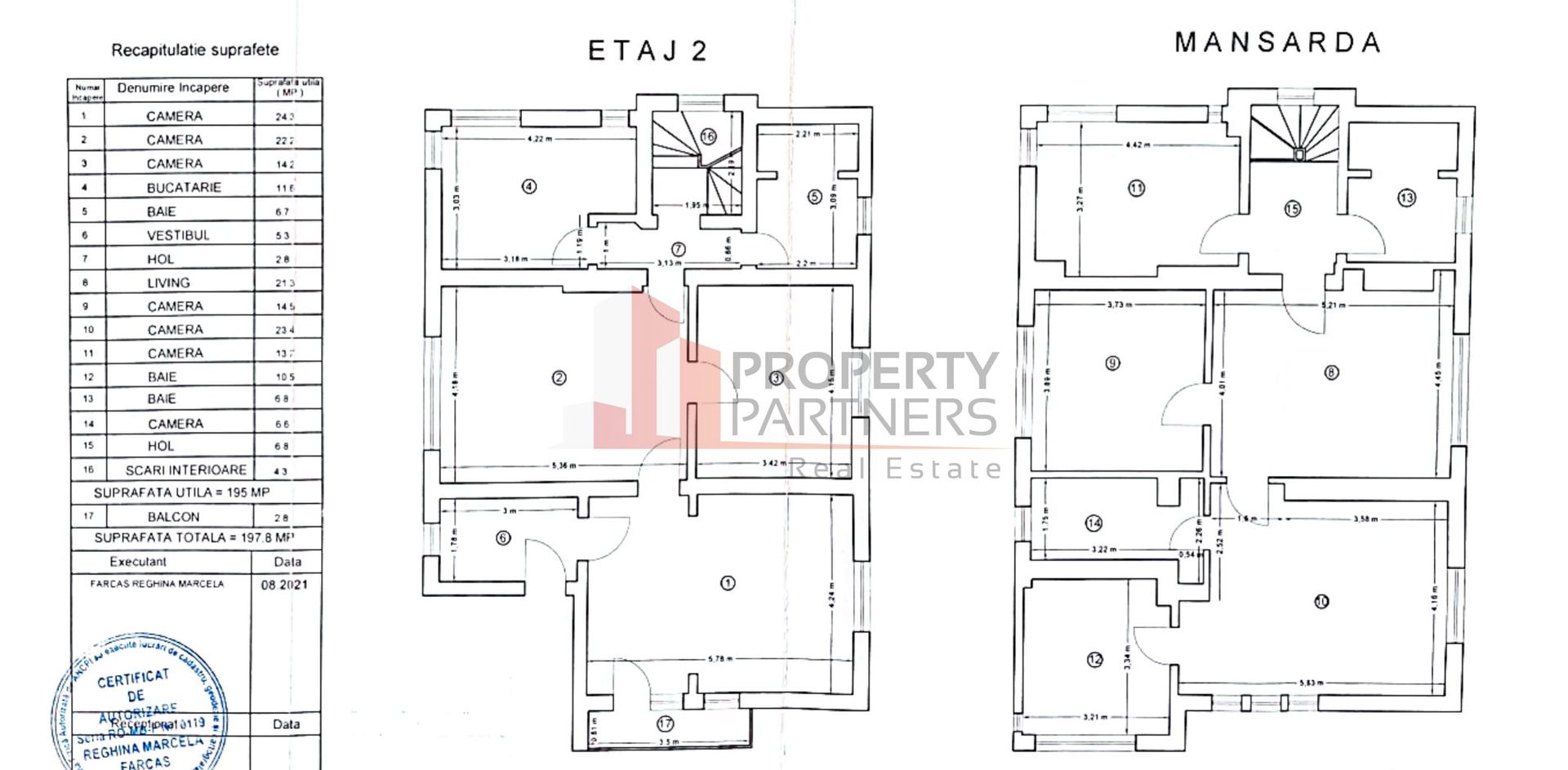 Duplex disponibil  în centrul Bucureștiului. - Schiță 20