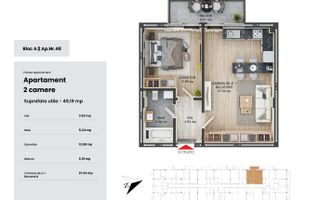 2 camere Tractorul I NOU 2025 I Complex Rezidential Premium I COM 0% - Poză 2