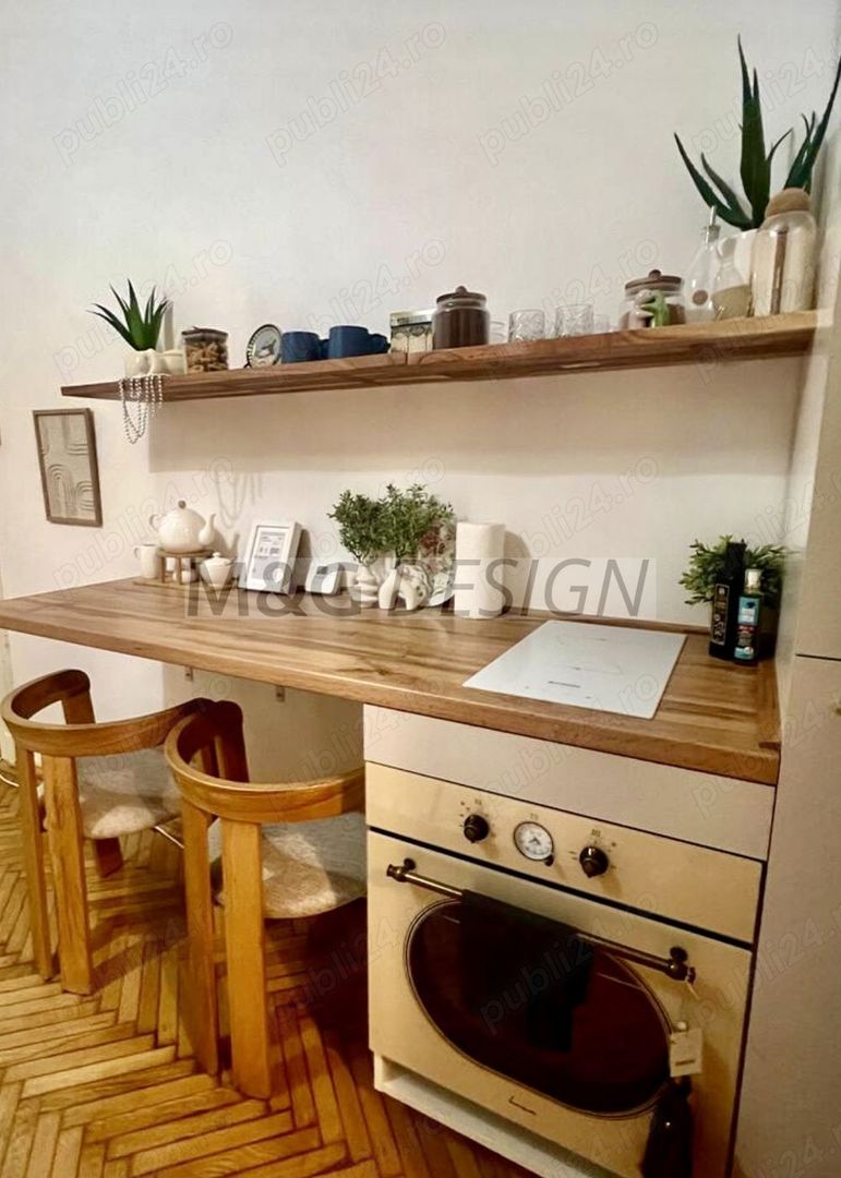 3 camere 104mp etaj 1 vedere in Piata Victoriei complet utilat si mobilat - Poză 8