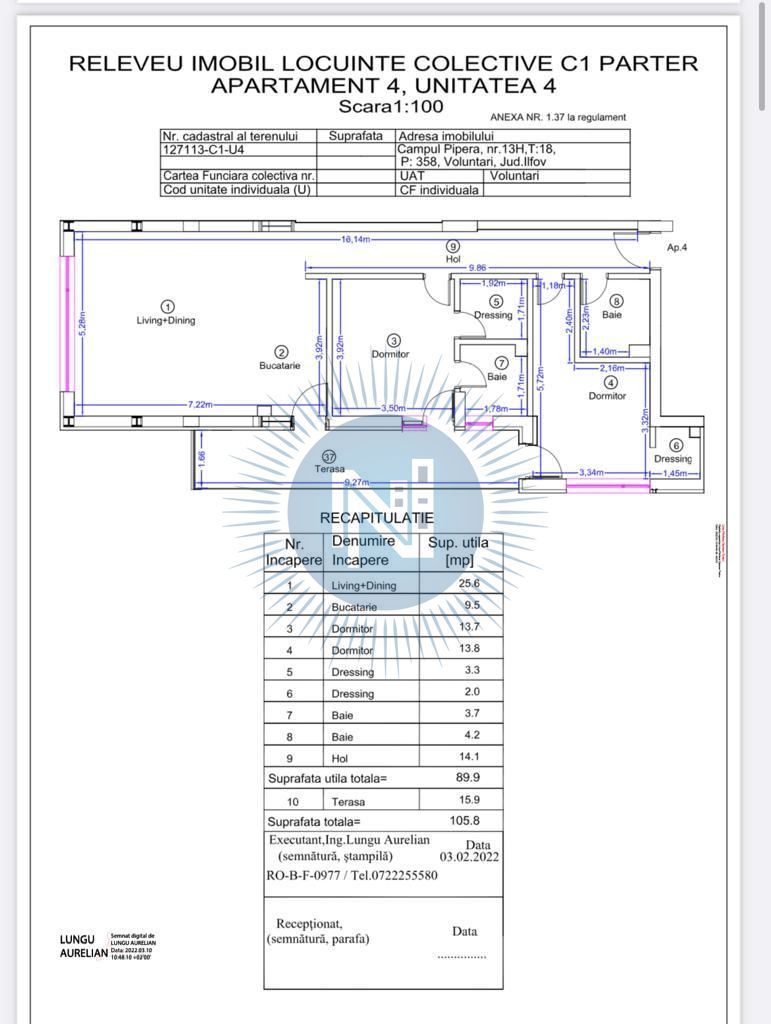 Apartament 3 camere Belair - Poză 11