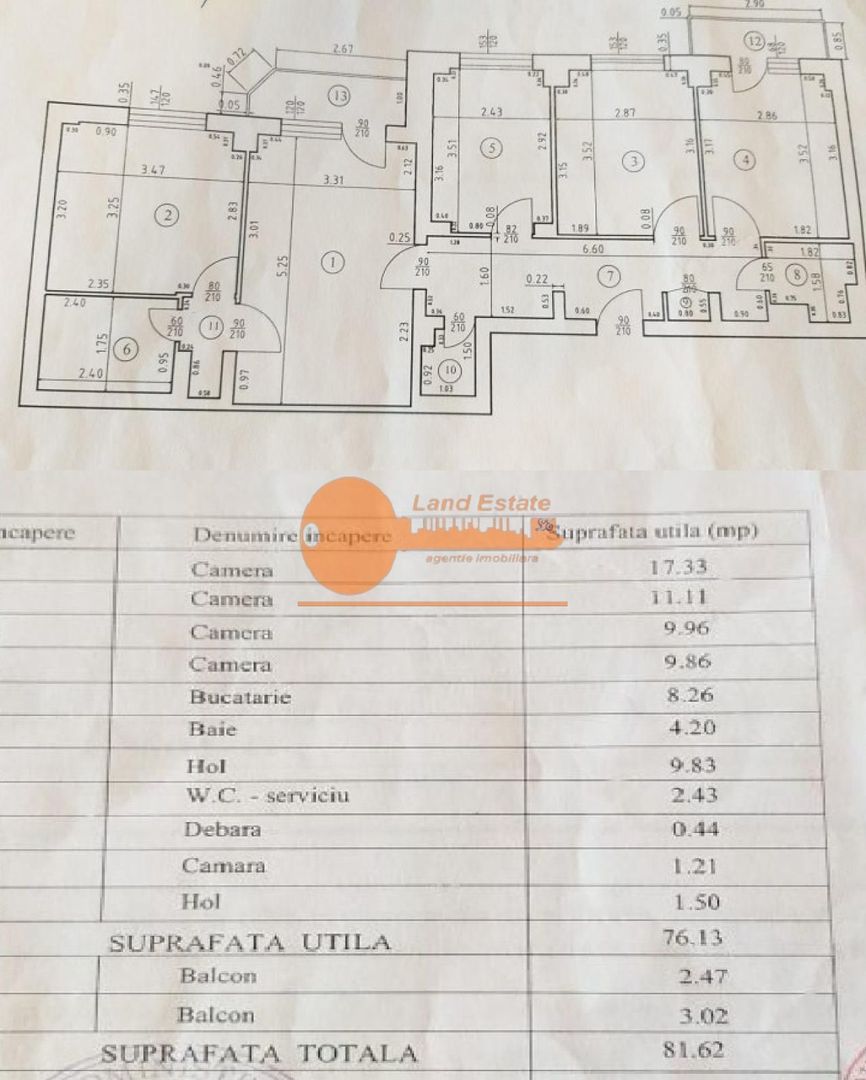 Apartament 4 camere | Tineretului – Timpuri Noi - Schiță 11