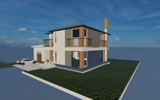 Priect casă Premium 220m2 lângă pădure Balotesti-Edenland - Poză 1