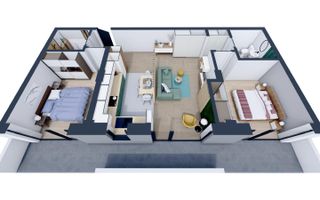 Apartament rezidențial I 3 camere I Parcare I Selgros - Poză 2