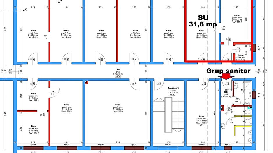 Spatii de birouri cu 1 - 2 incaperi situat pe Calea Borsului, Oradea - Poză 4