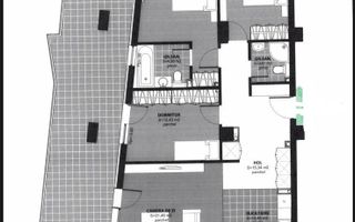 Bonjour Residence! Penthouse cu terasa de 105 mp! - Schiță 19